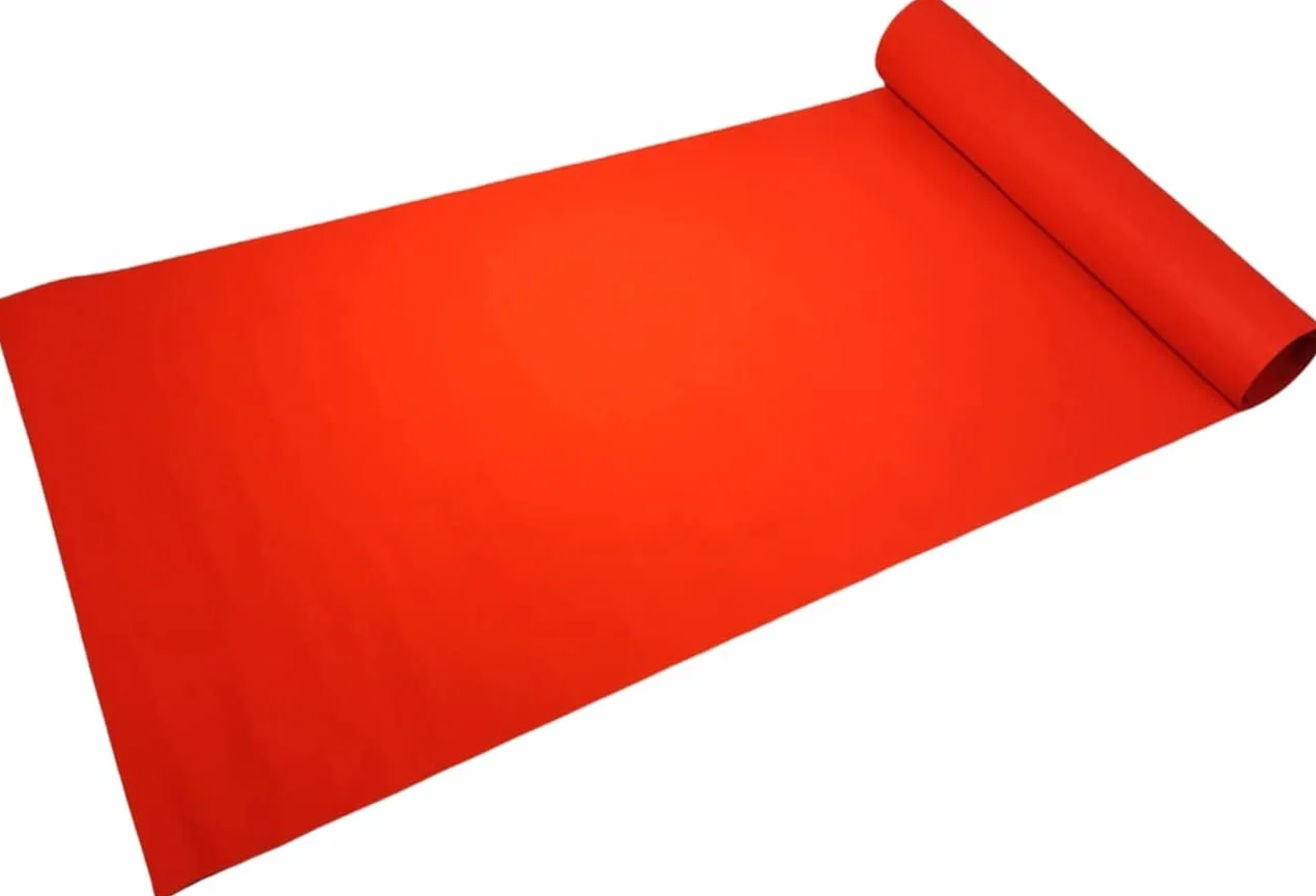 Tapis de Passage Rouge MadeInNature 1x4m Décoration Événements