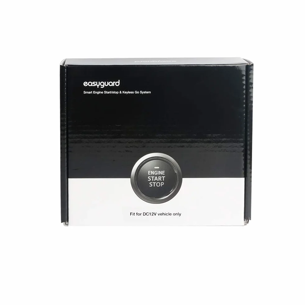 EASYGUARD EC004 inteligentny system alarmowy samochodowy RFID z przyciskiem uruchamiania silnika transpondera immobilizer bezkluczykowy system Go