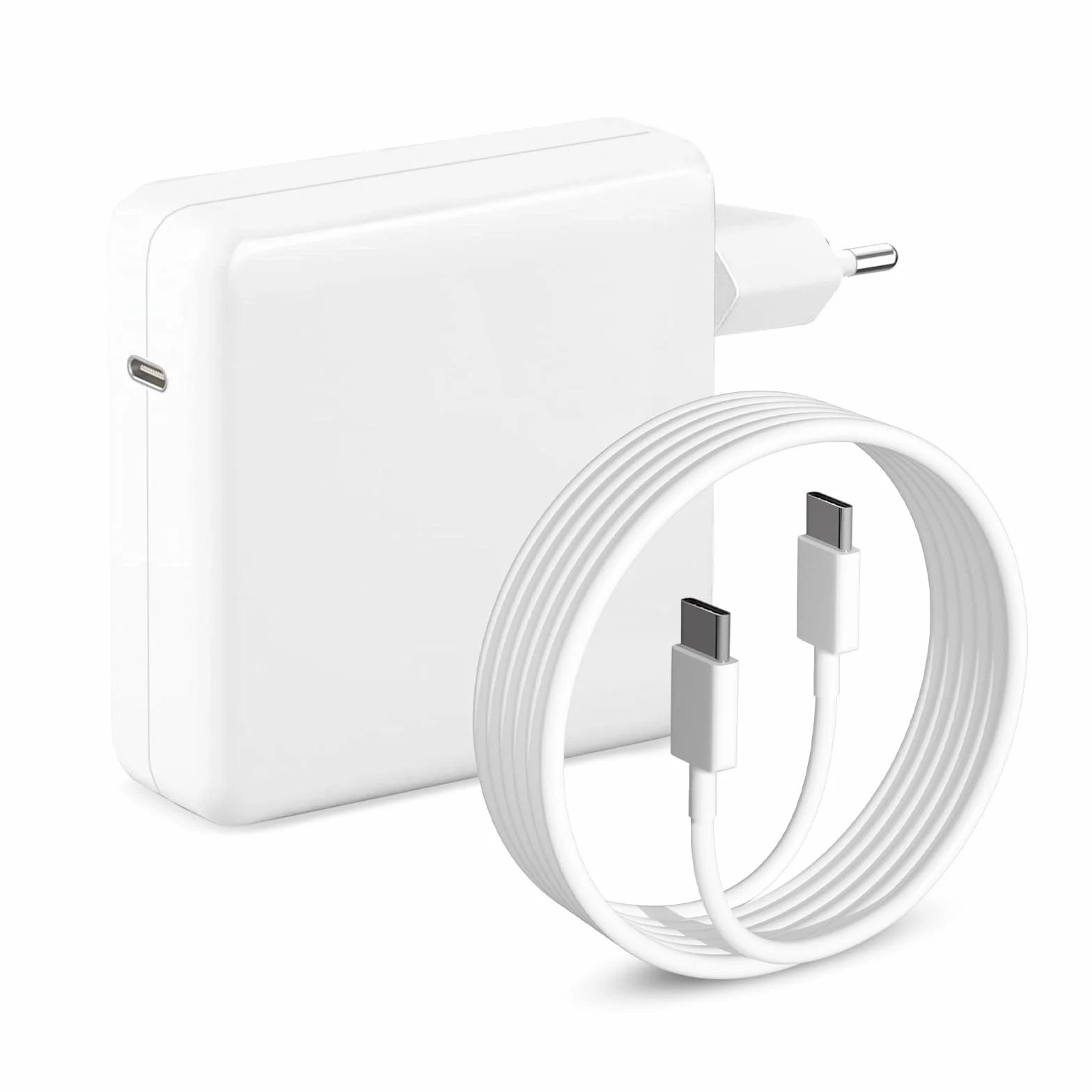 Chargeur USB C Rapide 100W Compatible MacBook Pro 16/15/14/13 Pouces Air 15/13 Pouces 2024-2018 avec Câble 1,8 m