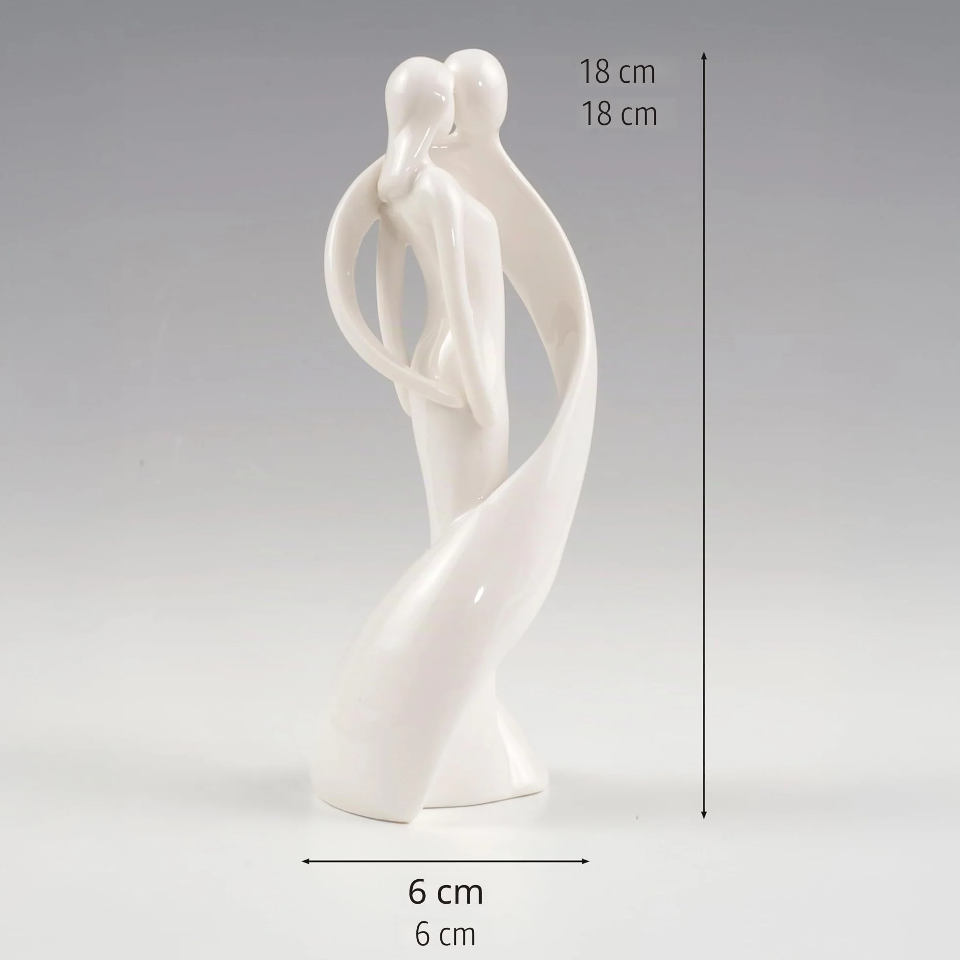 Mopec Y573 Figurine de Porcelaine Couple en Fusion