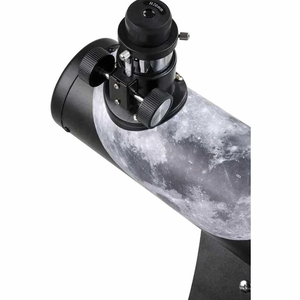 Celestron 22016 Firstscope Robert Reeves Signature Edition 76mm Tabletop Dobsonian Telescope, Includes 20mm and 4mm Eyepieces, f/3.95 Focal Ratio - Black