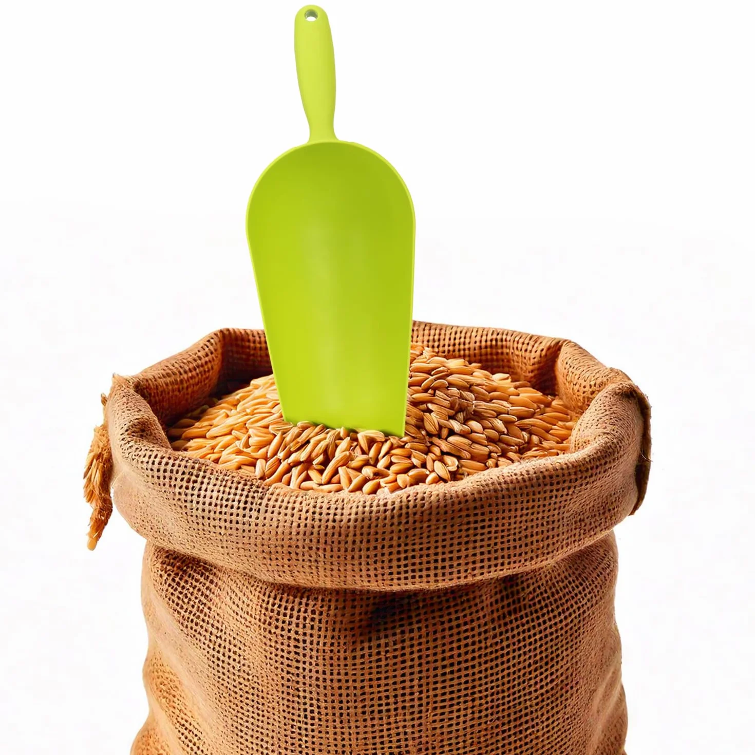 COM-FOUR® Pelle à nourriture pour animaux 28,5 cm 32,5 cm Plastique Doseuse Pesée