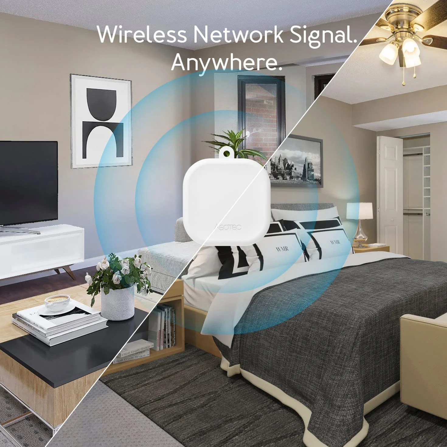Aeotec Range Extender Zi | wzmacniacz Zigbee | zwiększenie zasięgu | Zigbee | kompatybilny z Homey, SmartThings, Home Assistant | AEOZZGA001
