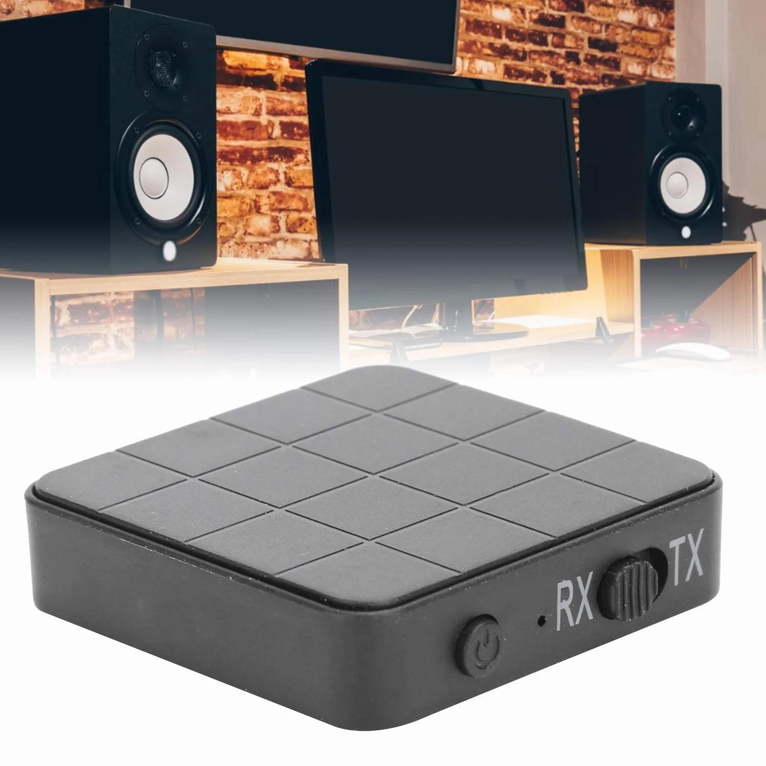 KN321 bezprzewodowy odbiornik nadajnika audio Bluetooth 5.0, 2 w 1, adapter komputerowy TV, nadajnik i odbiornik audio jednoprzyciskowy, wysoka kompatybilność