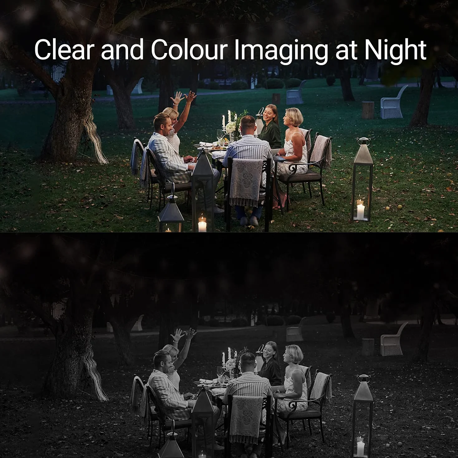 EZVIZ 4 MP Floodlight, kamera do monitoringu na zewnątrz, reflektor z wbudowanym oświetleniem, wykrywanie ruchu AI, noktowizor, 32 GB eMMC, regulowana jasność, alarm aplikacji, LC3