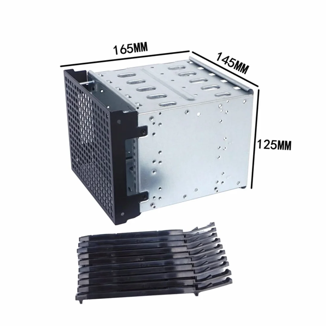 13 cm do 5 x 3,5 SATA HDD Cage Rack obudowa dysku twardego adapter tacy dysku