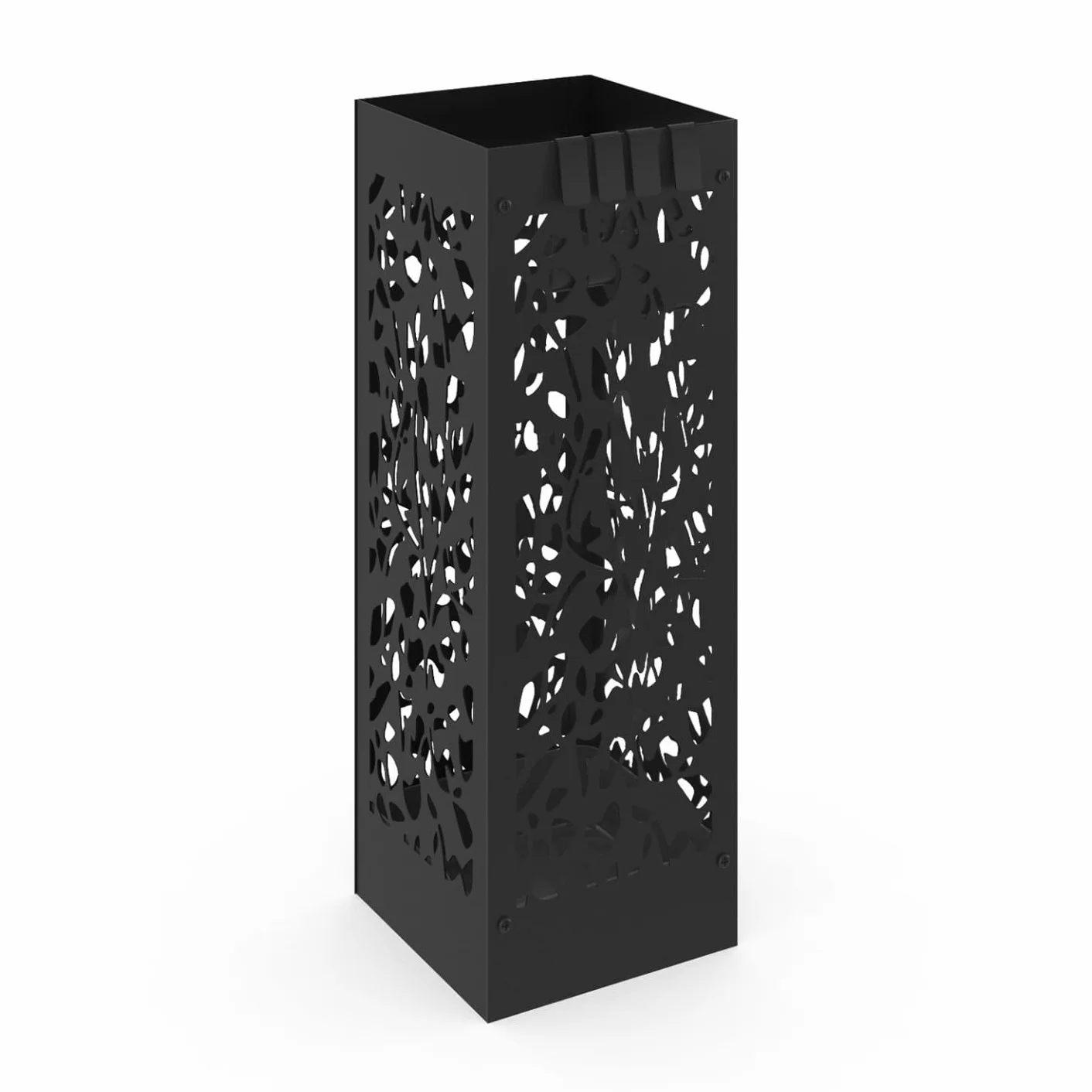 Porte Parapluie Flower Acier Noir 45 cm