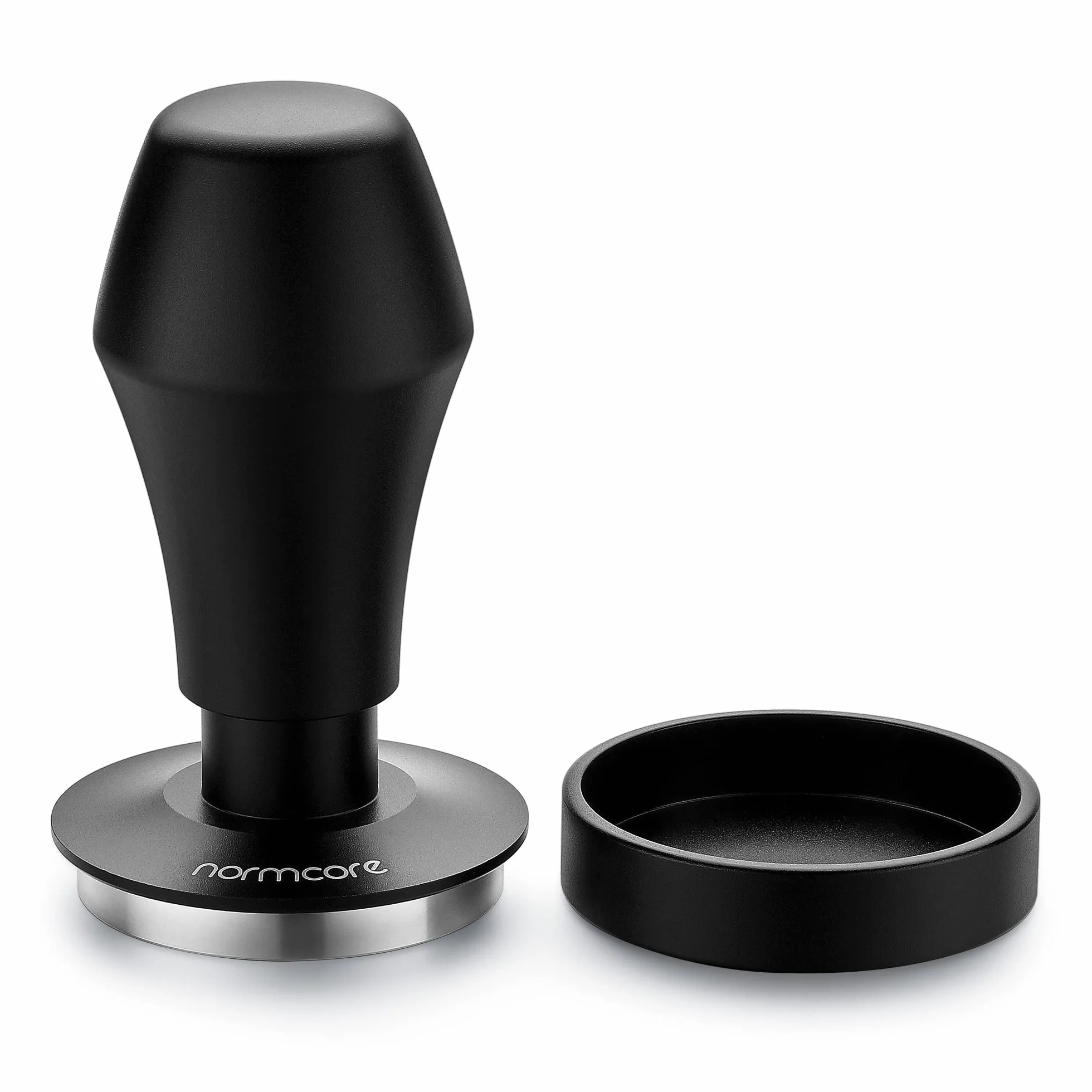 Normcore Tampon à café 51mm - Presse à café - Tampon pour barista - Tampon à espresso avec pression de contact de 6,8 kg / 11,3 kg / 13,6 kg - Base plate du tampon - Diamètre Ø 51 mm
