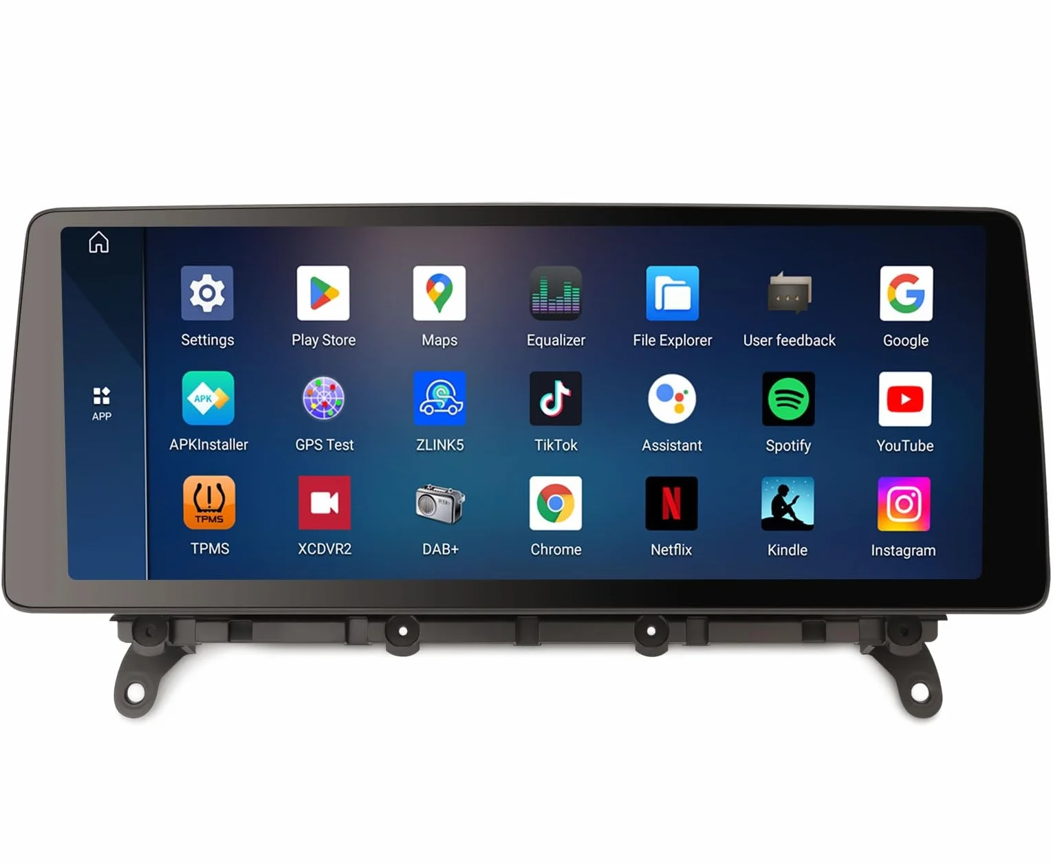 12,3 cala Android 14 8 GB + 128 GB Qualcomm 8-rdzeniowy radio samochodowe Carplay do BMW X3 F25 X4 F26 NBT z nawigacją GPS Android Auto DAB+ WiFi IPS Bluetooth 5.0 ekran dotykowy iDrive Canbus