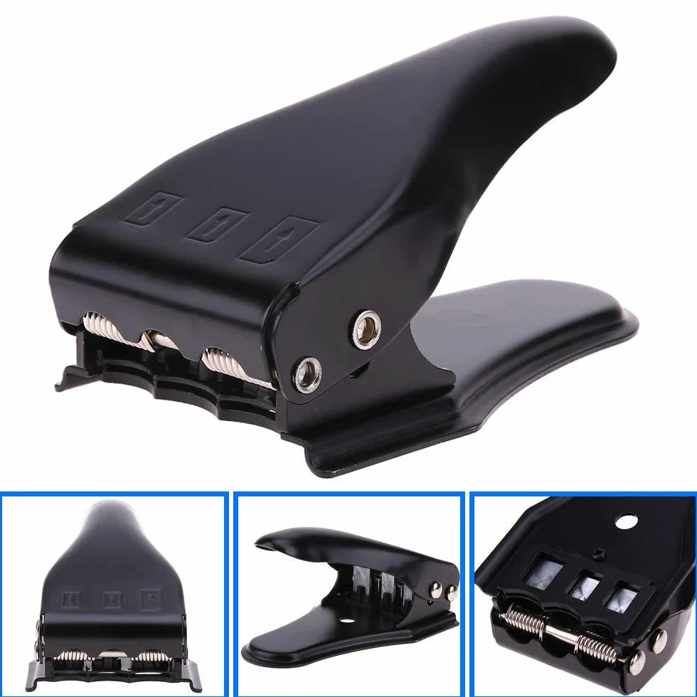 MMOBIEL Uniwersalny obcinacz do kart SIM/Micro Sim/Nano Sim kompatybilny z iPhone Samsung Sony Huawei Motorola itp., w tym 3 adaptery SIM + 1 pin wysuwania karty SIM