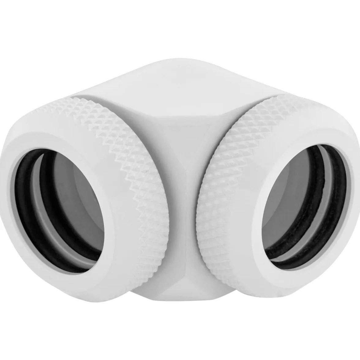 Corsair Hydro X Series XF 90° Hardware Cooling Accessory Fitting- Biały, 2-pak