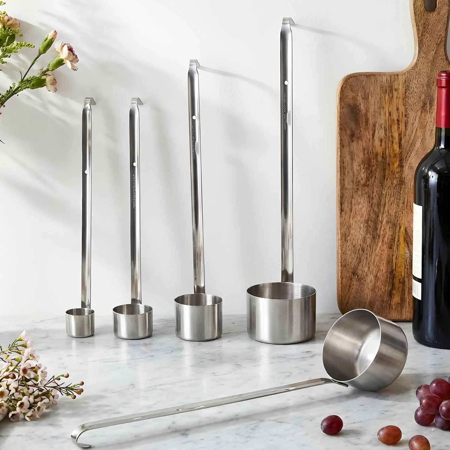 Louche à Vin en Acier Inoxydable 250ml Cuillère à Mesurer 1 Unité