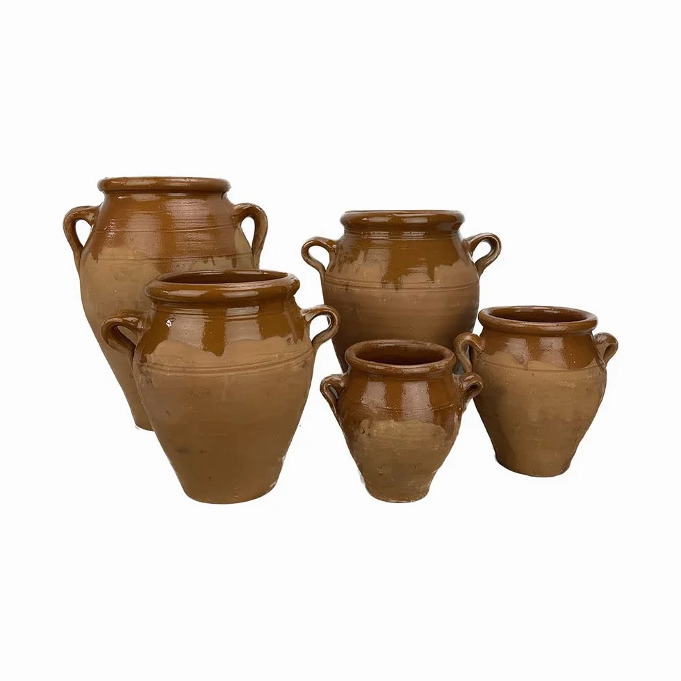 Tanjia marocaine de marrakech, artisanat marocain fait à la main 24 x 19 x h 27 cm.