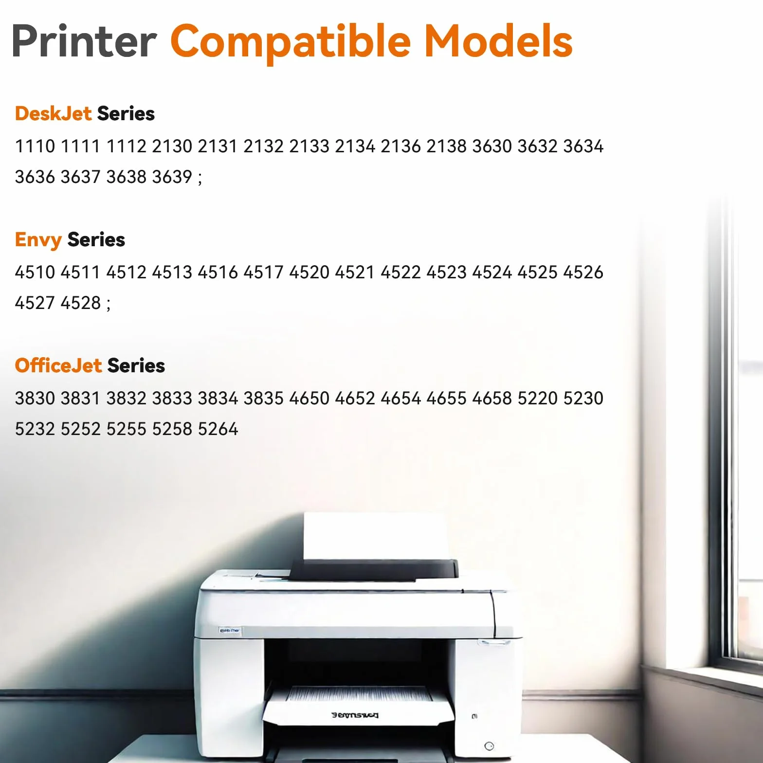 Cartouches d'encre HP 302 XL Compatibles Remplacement pour DeskJet 3630 2130 Envy 4520 OfficeJet 3830 (2-Pack)