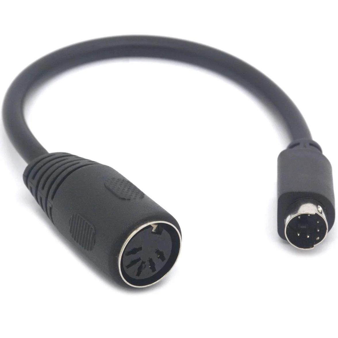 Adaptateur PS/2 vers AT pour clavier - Mini DIN mâle 6 broches vers MIDI femelle 5 broches