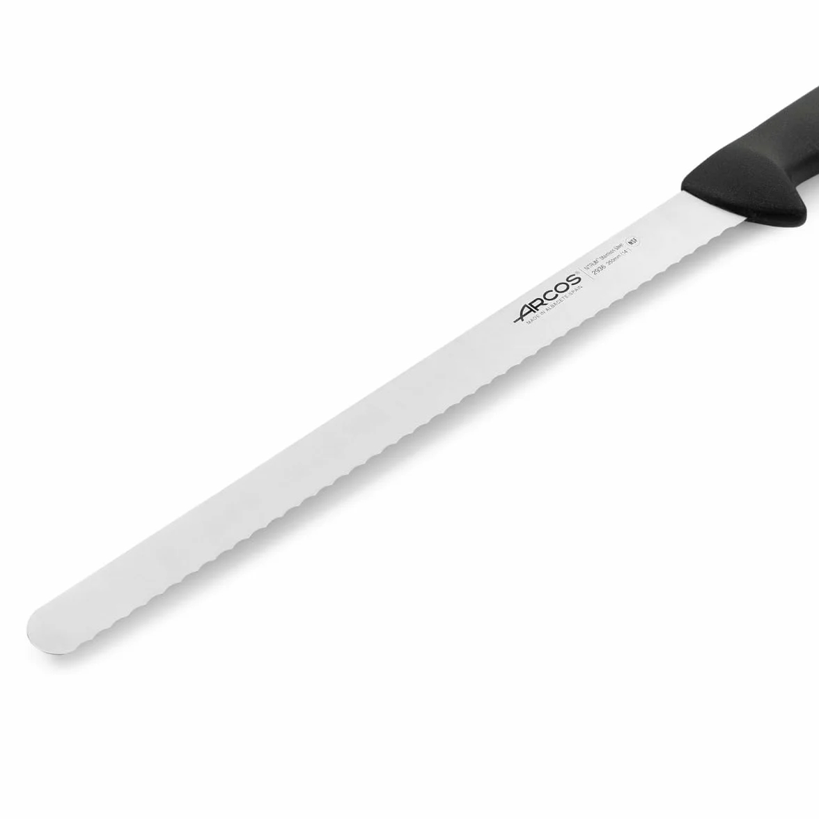 Arcos Couteau Pâtissier Flexible 35 cm Lame Dentelée Acier Inoxydable NITRUM Série 2900