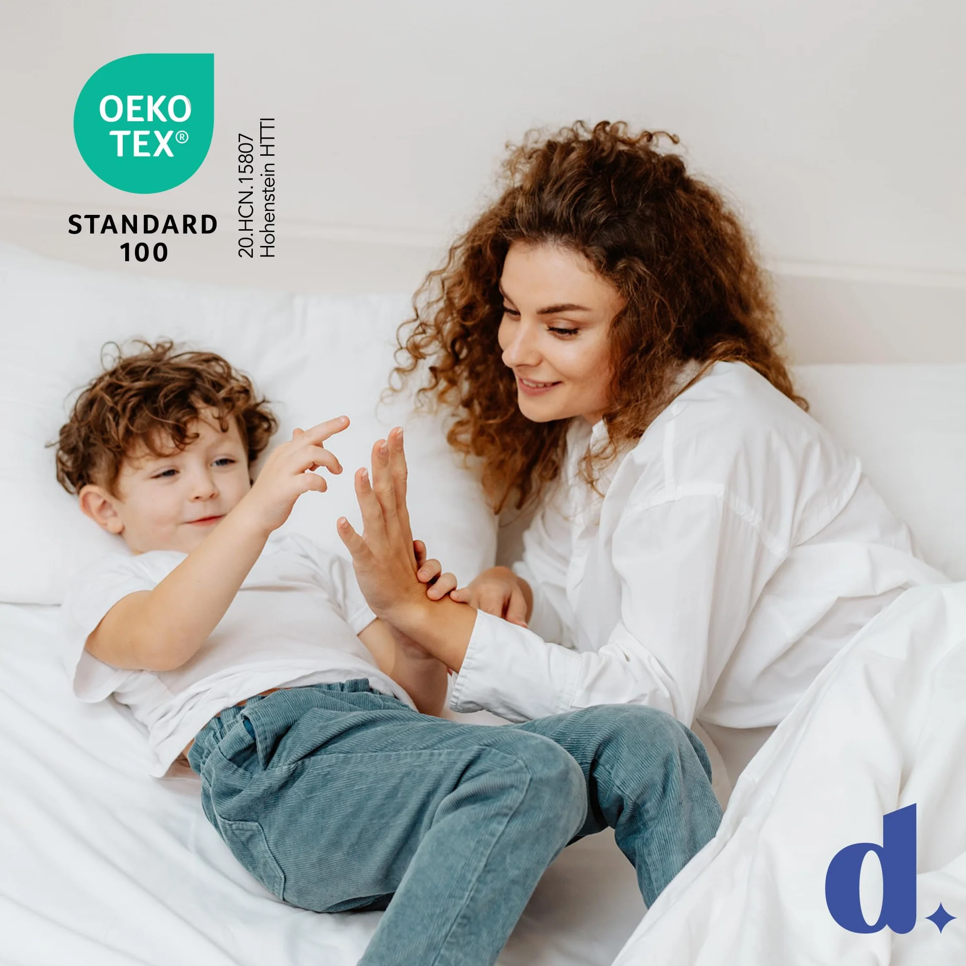 Dreamzie Drap Housse 160x200 Bonnet 35 cm Microfibre Ultra Douce Matelas Épais Oeko-Tex Beige
