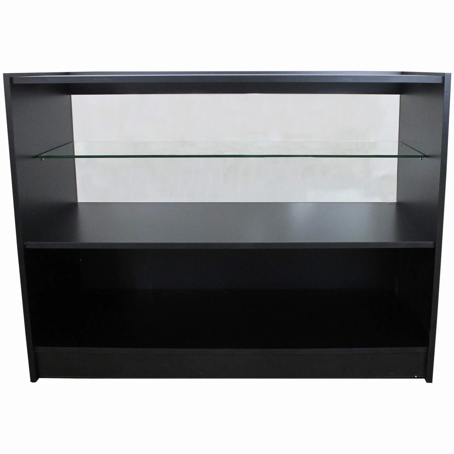 Monstershop Gemini Shop Les Comptoirs de Vente au Détail Verre Showcase Cabinet Écran Noir