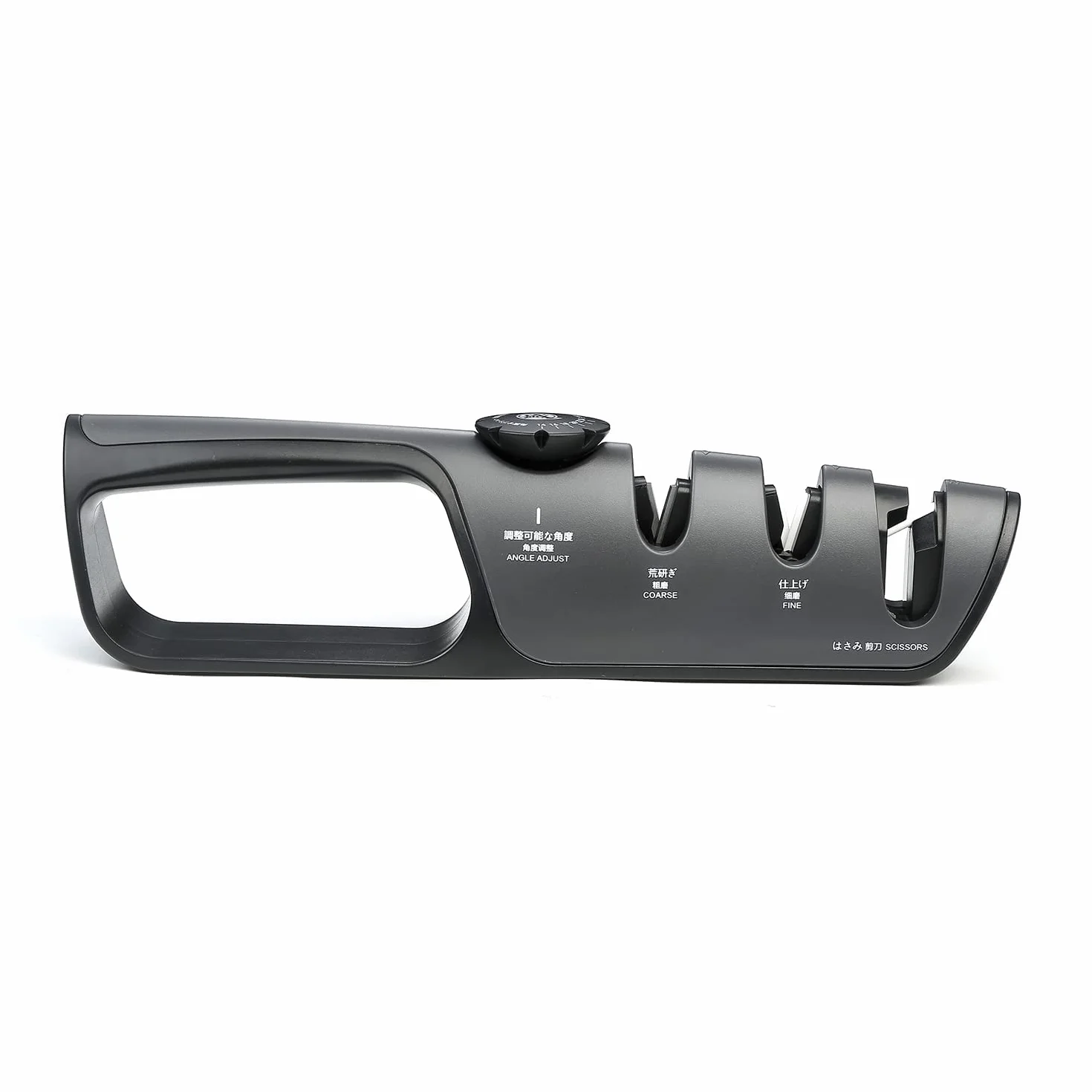 MITSUMOTO SAKARI Couteaux Professionnel 3 Niveaux Eguiseur de Couteau Japonais Poignée Angle Réglable Affuteur Multifonction Aiguiseur Cuisine Polissage