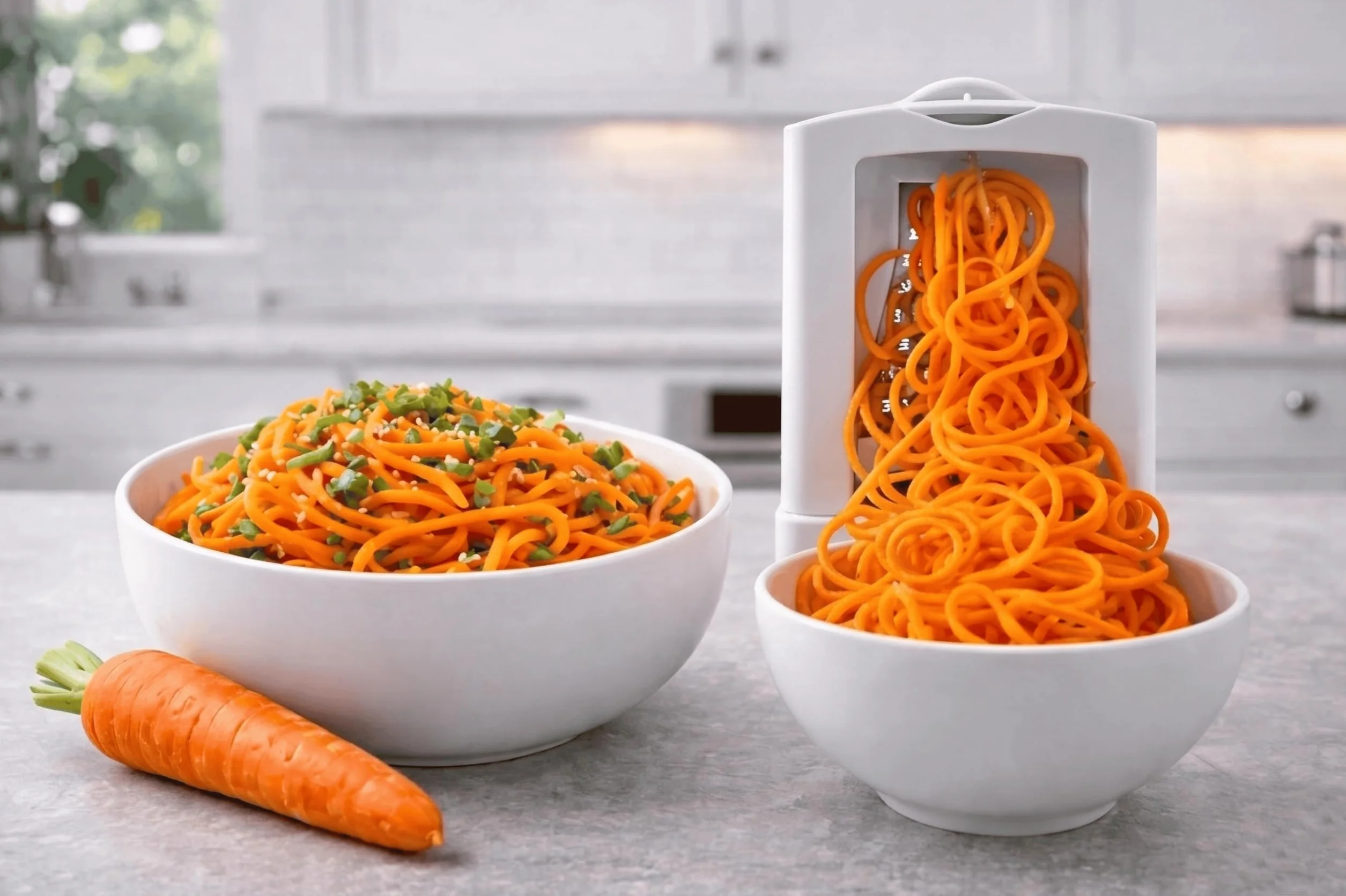 Spiraliseur À 10 Lames Brieftons: La Trancheuse En Spirale La Plus Forte Et La Plus Lourde, La Meilleure Machine À Pâtes Végétariennes Et À Spaghettis Pour Les Repas À Faible Teneur En Glucides
