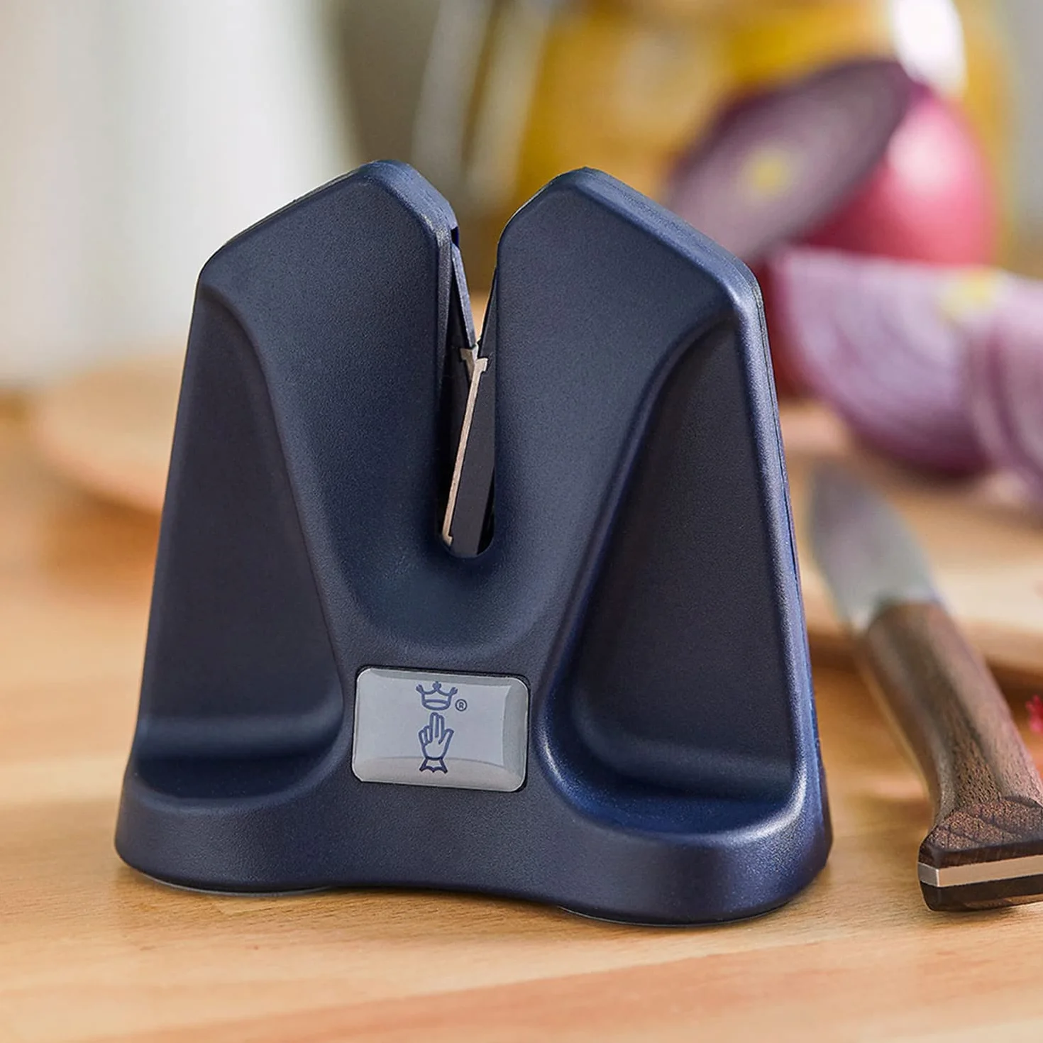 Opinel Petit Aiguiseur Manuel Angle Auto-Ajustable Tous Couteaux