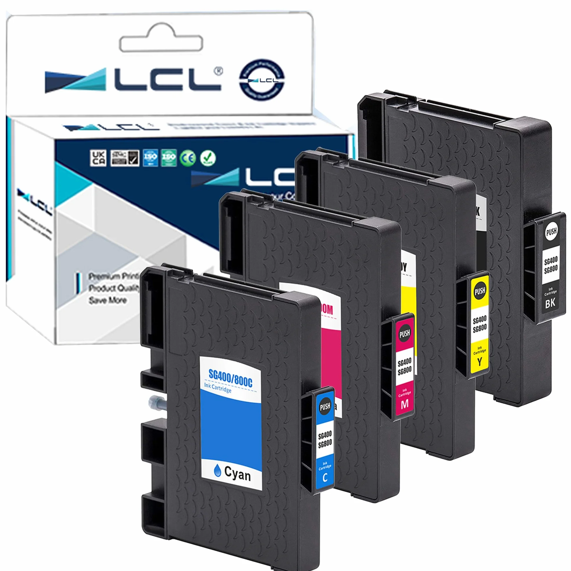 Cartouche d'encre Sublimation Compatible Sawgrass Virtuoso SG400 SG800 SG400NA SG800NA 4pack KCMY