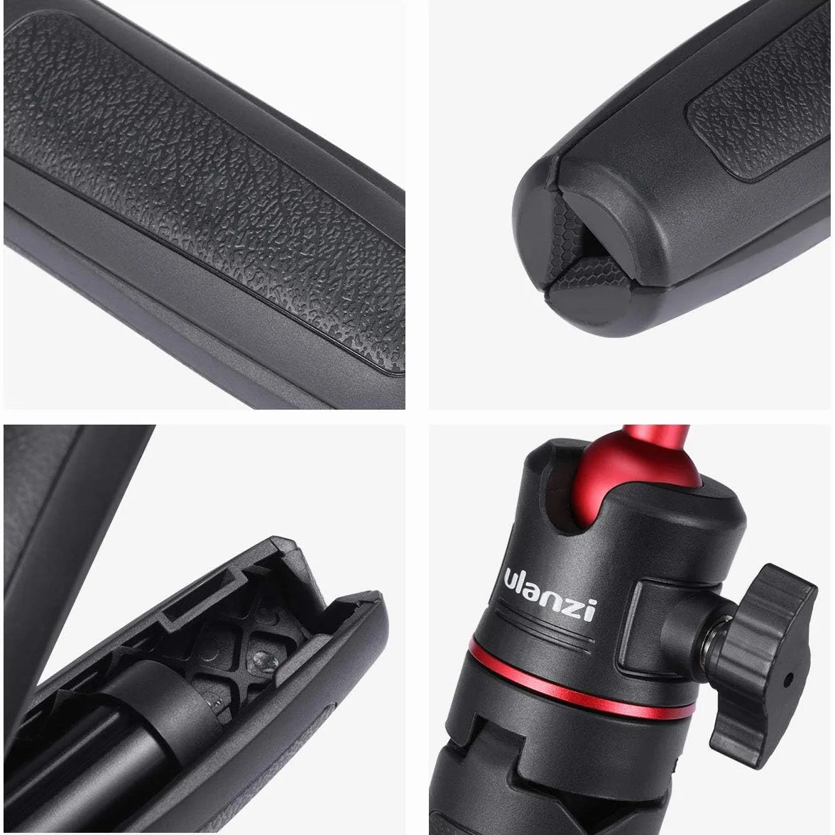 ULANZI MT-08 przenośny statyw podróżny mini ze śrubami 1/4", mały statyw kompatybilny z Sony ZV1/ RX100 VII/ RX1R II, Canon G7X Mark, Fujifilm X100V, Leica Q2