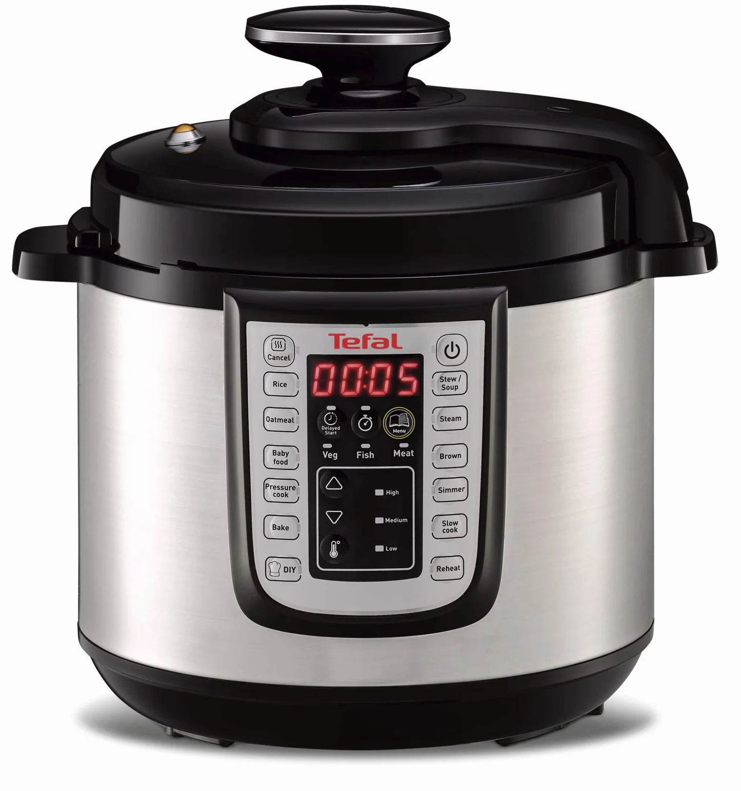 Tefal CY505E10 Multicooker – 6 L Capacity – Pressure Cooking, Multifunctional, 25 Programmes, Fast and Delicious