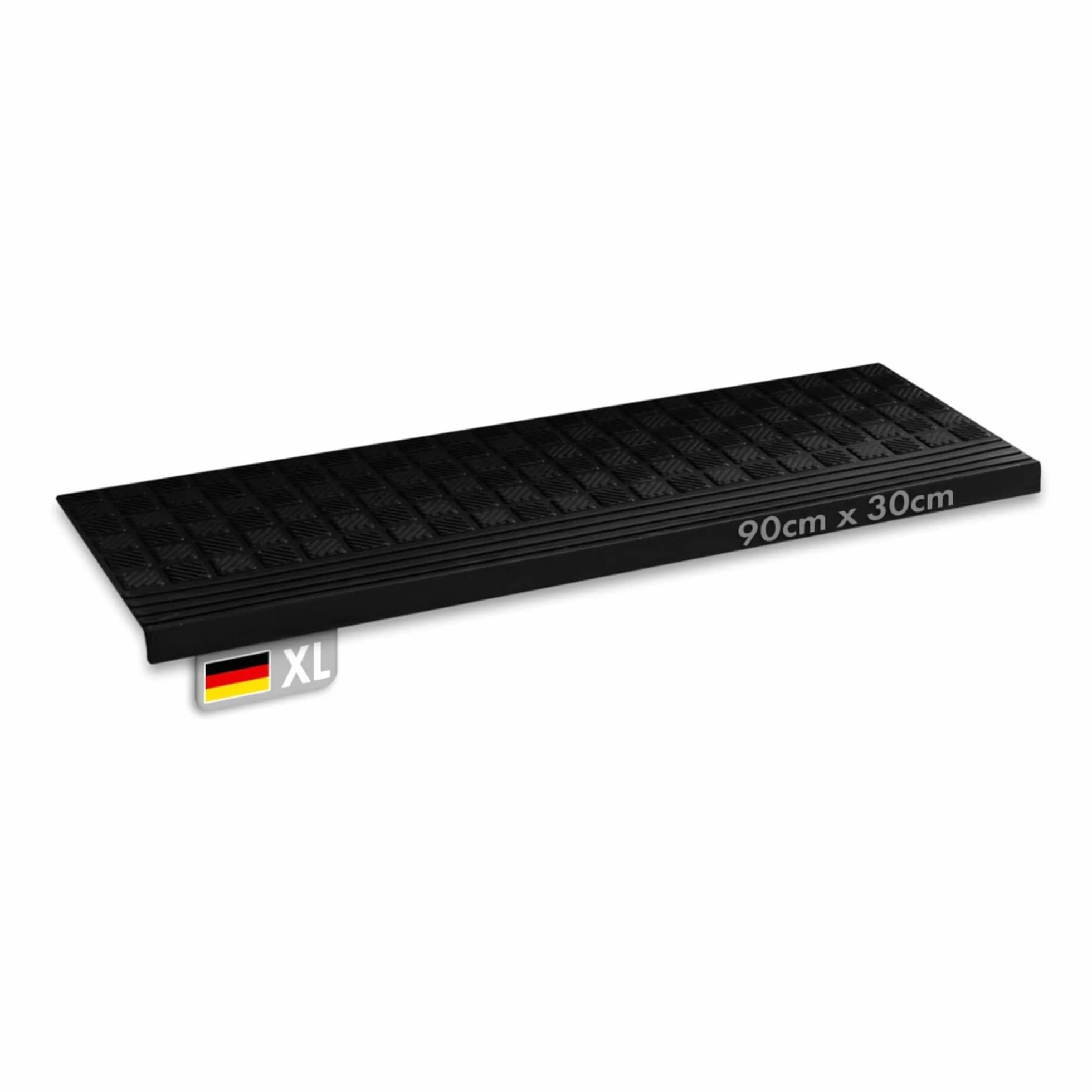 Tapis d'escalier en caoutchouc antidérapant Diamond 30 x 90 cm pour extérieur et intérieur
