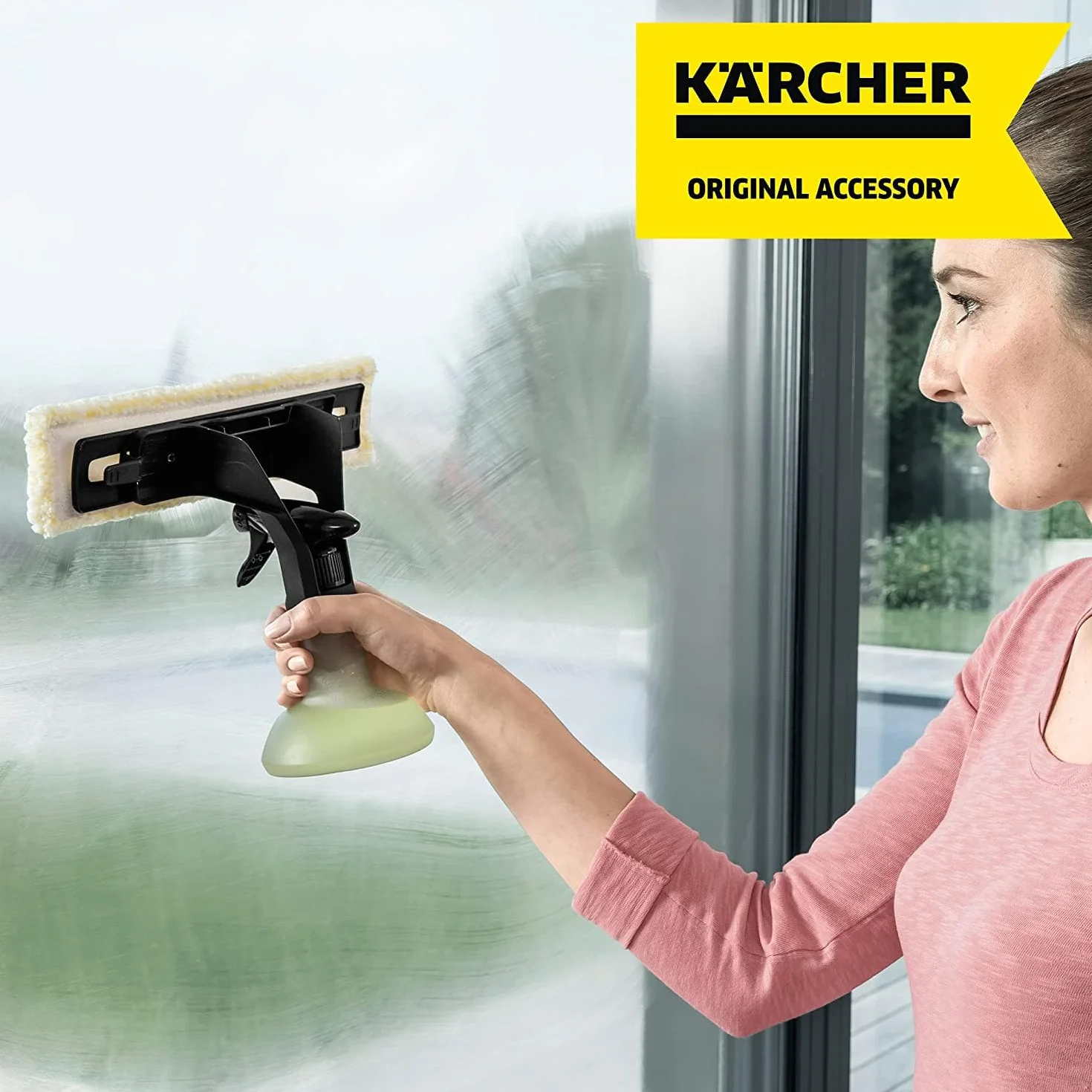 Kärcher WV Housse de Vadrouille en Microfibre 2 Pièces pour Vaporisateurs WV