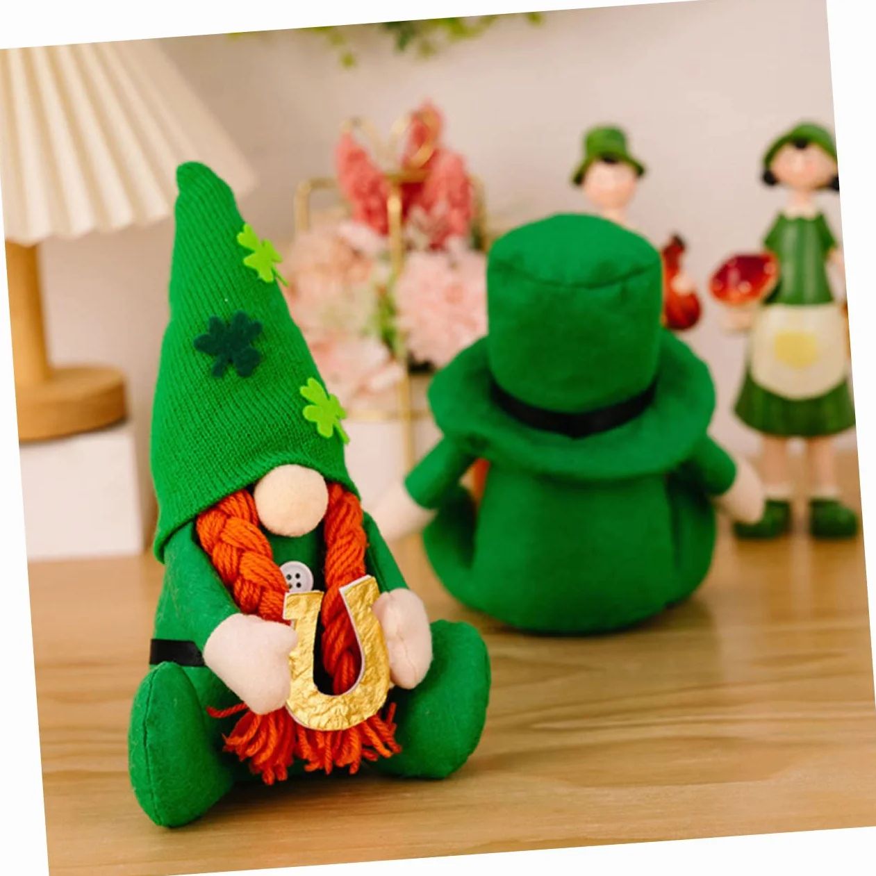 PRETYZOOM Poupée Rodolphe GNOME en Peluche Ornements de la Saint Patrick