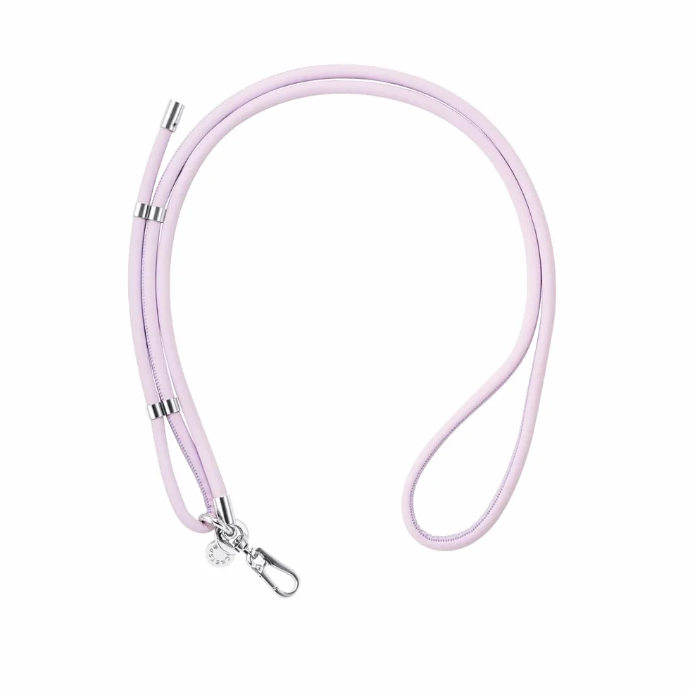 PopSockets Smycz do telefonu, uchwyt na telefon, pasek do urządzenia crossbody - liliowy