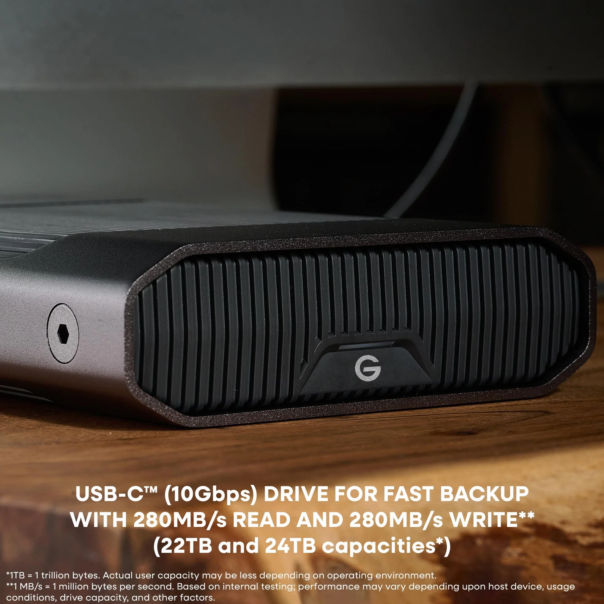 SanDisk Professional G-DRIVE 18TB Enterprise-Class Desktop dysk twardy, do 250 MB/s USB-C (5 Gb/s), USB 3.2 Gen 1