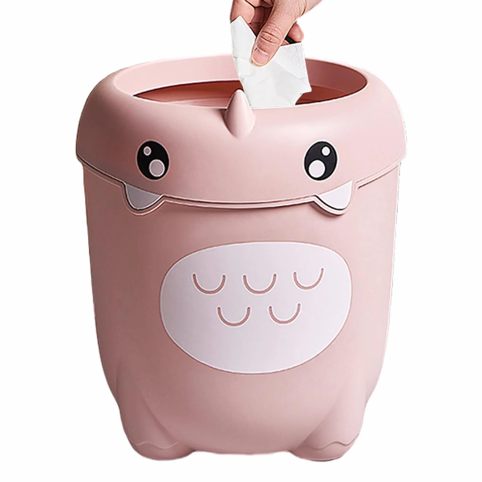 Poubelle Mignonne Corbeille Cartoon Design Ouvert Multifonction Pour Chambre Enfant