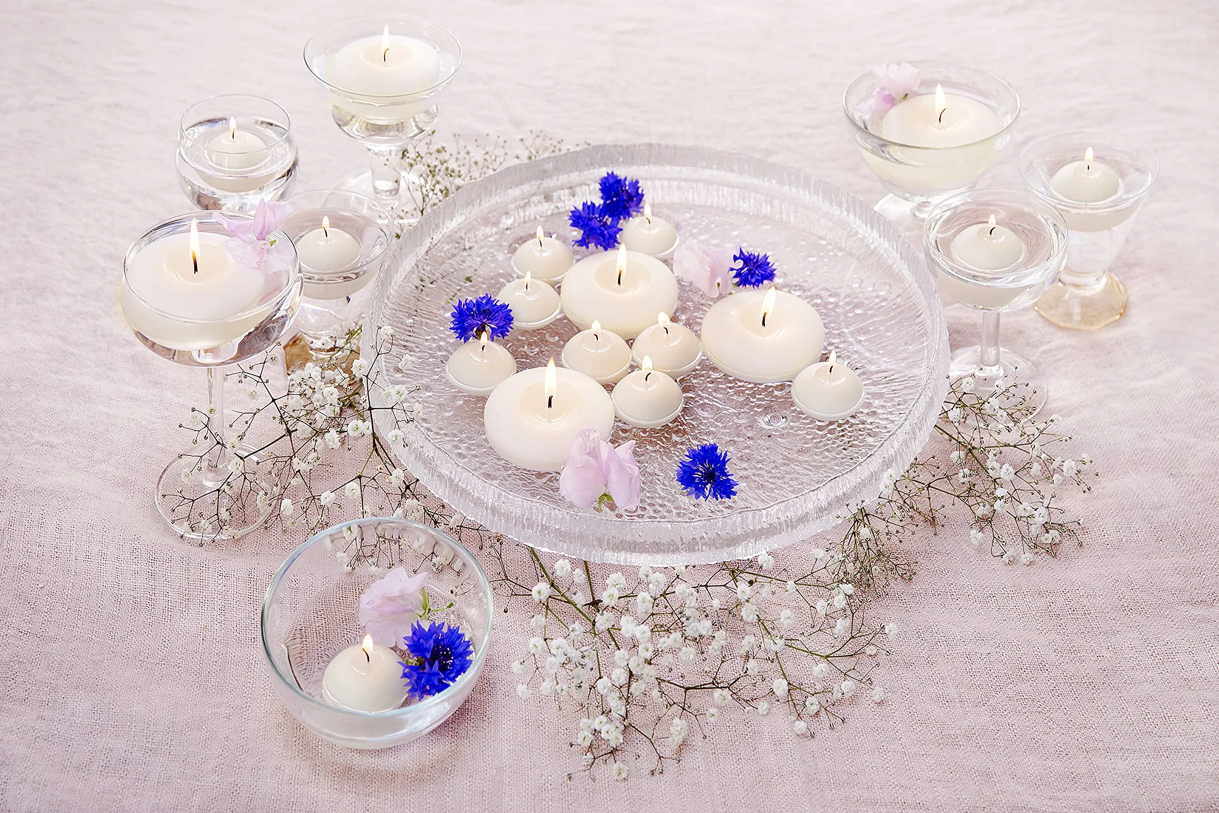 Bolsius Maxi bougies flottantes Blanc