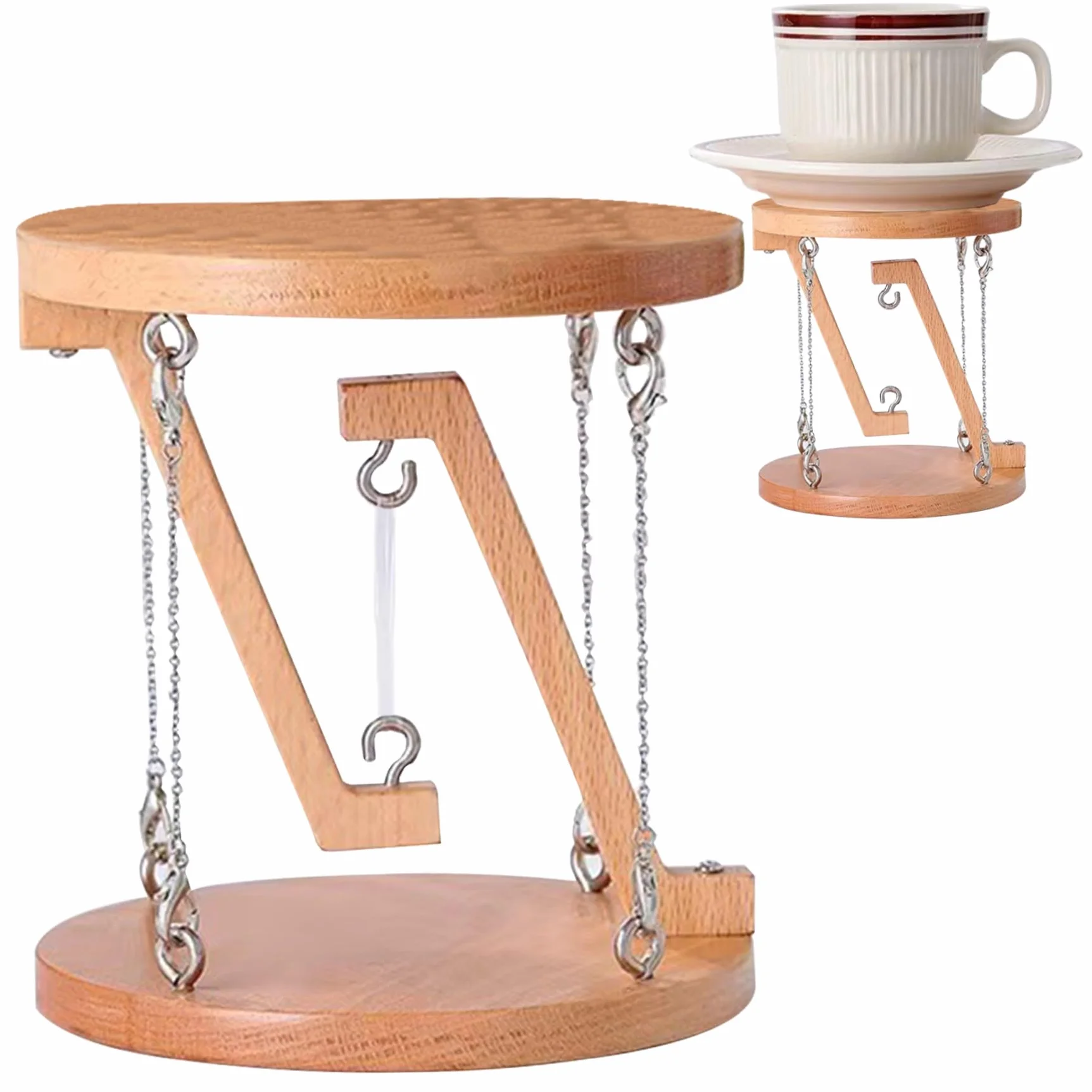 Tableau Tensegrity Desk Toy Sculpture en Bois Roman Tensegrity Table Decorative Modèle Maison