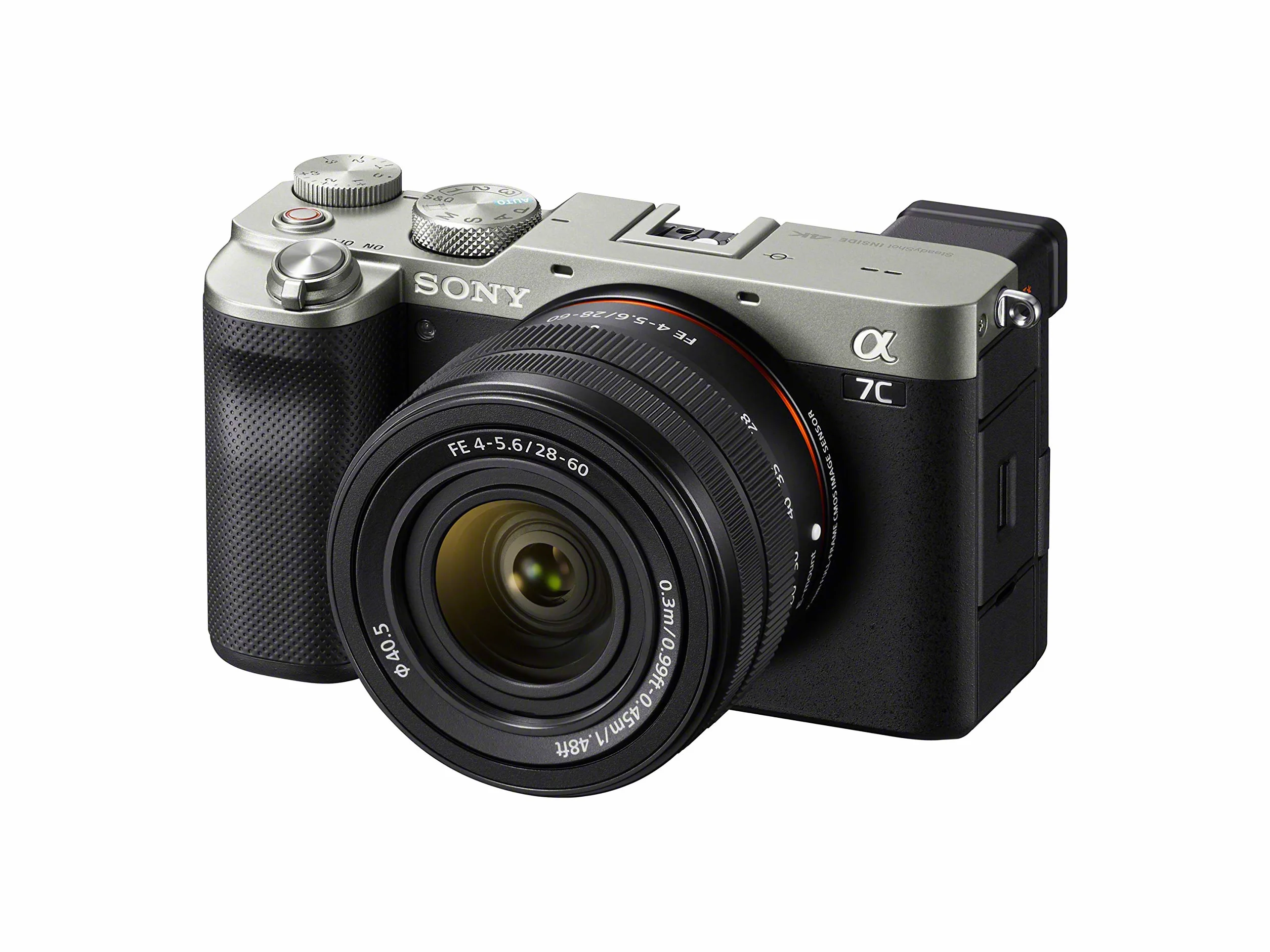 Sony Alpha 7C ILCE7CS.CEC Aparat Cyfrowy, Czarny/Srebrny, 24.2 MP