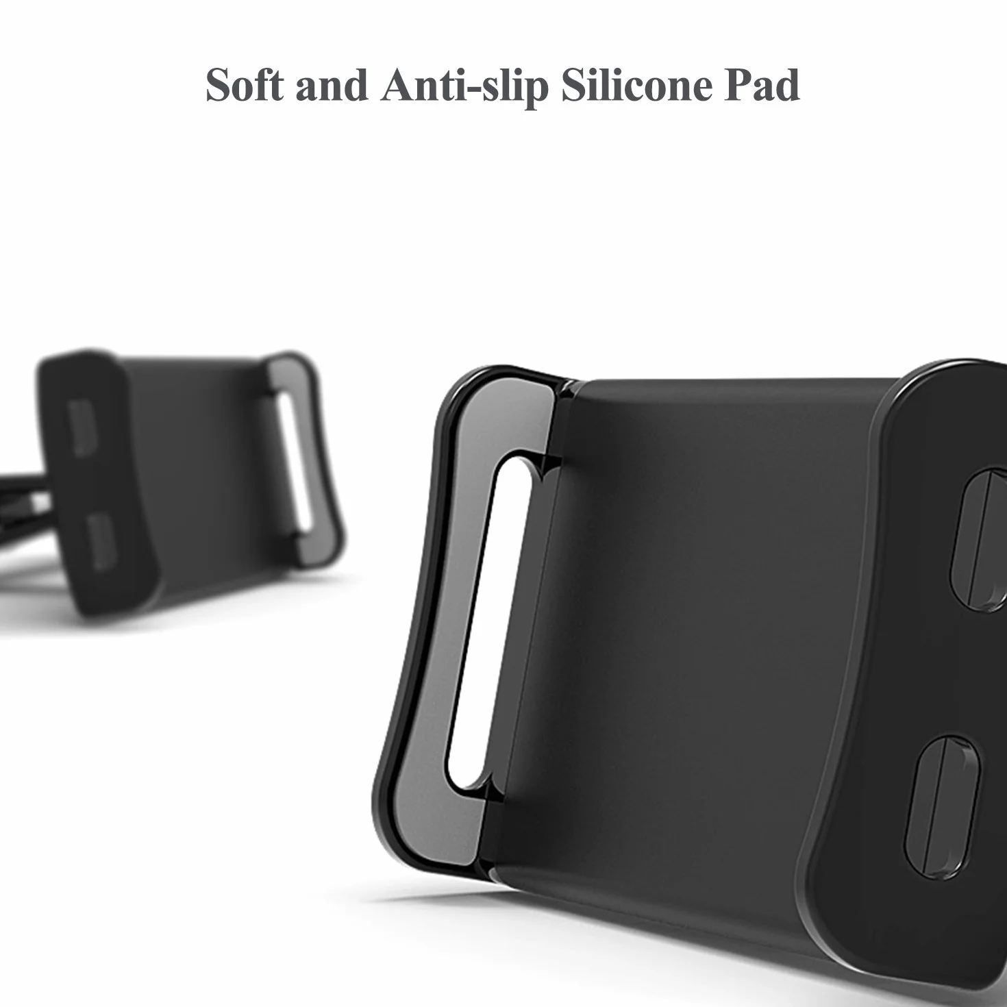 Uchwyt na zagłówek samochodowy kompatybilny z Nintendo Switch & OLED Model, regulowany uniwersalny uchwyt samochodowy do konsoli do gier, telefonów i tabletów (4"-11")