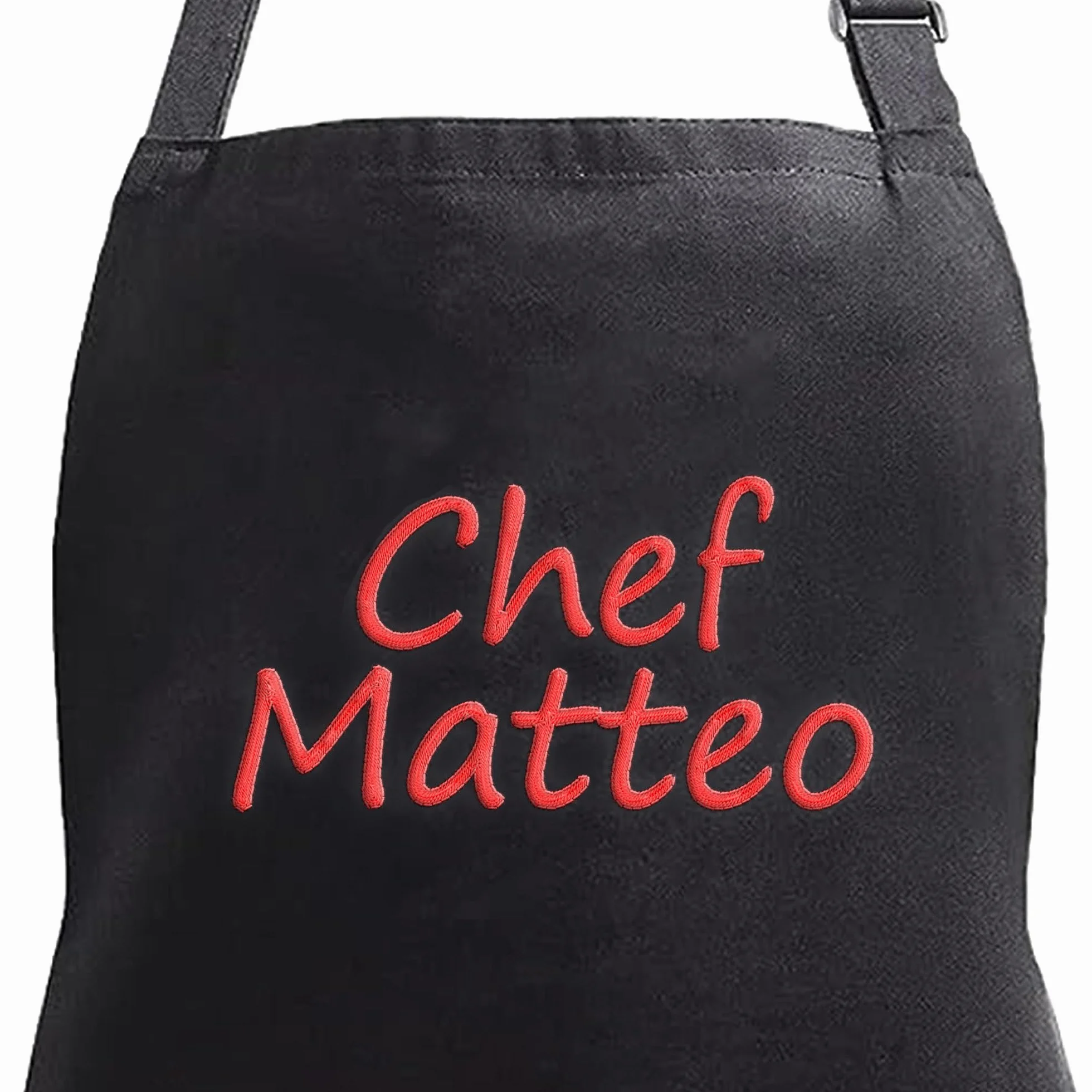 Tablier personnalisé brodé 100% coton homme femme broderie au choix cadeau cuisine jardinage restaurant